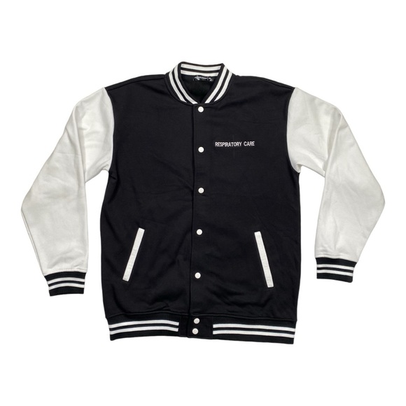 Unisex Varsity Lettermen Embroidered Respiratory Therapist Jacket - Picture 1 of 12